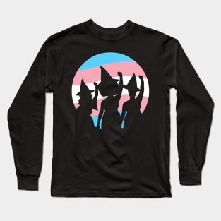 Witches Vote-Trans Pride! Long Sleeve T-Shirt